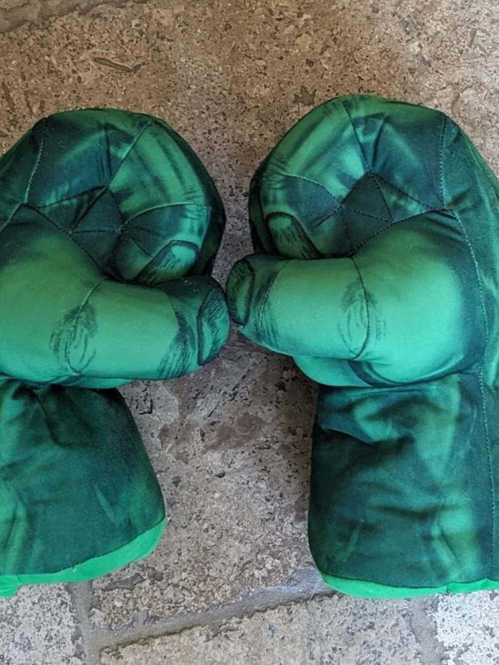 Hulk Smash Gloves Costume Hands OSFA